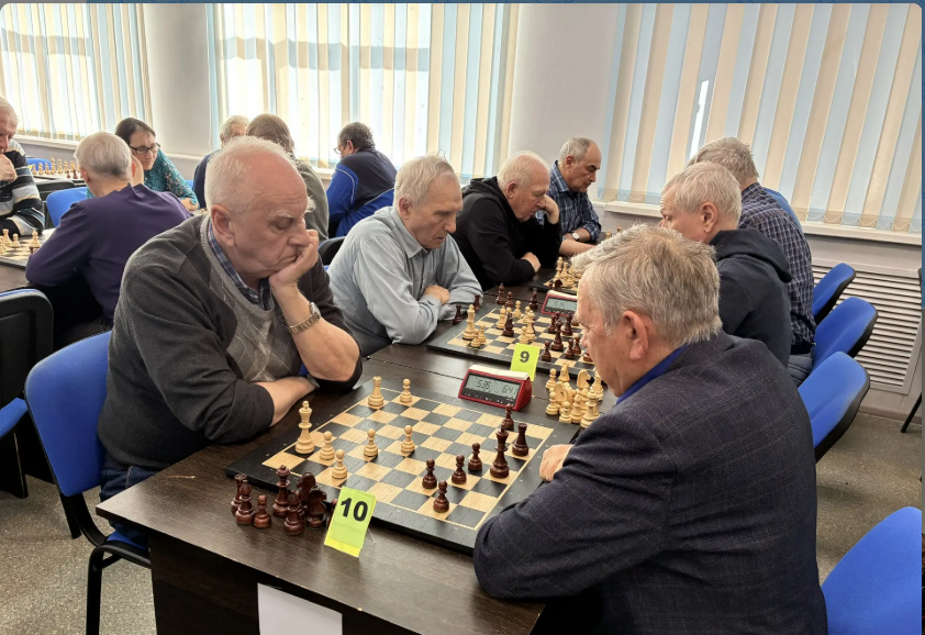 Апрельский этап Кубка Нижнего Тагила по быстрым шахматам среди ветеранов. Итоги